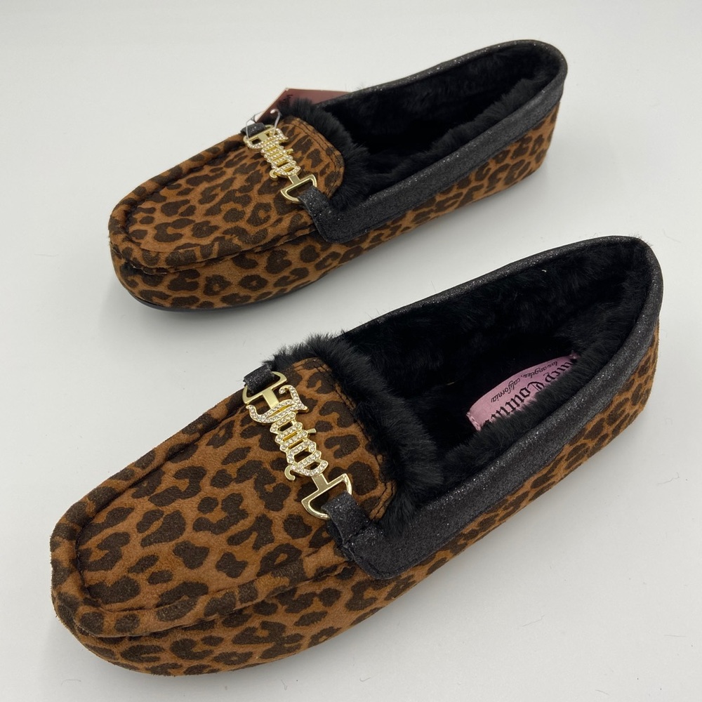 Juicy Couture JC Intoit Slippers. Animal